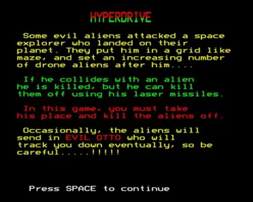 Hyperdrive (1982)(IJK)[h TSTH] screen shot title